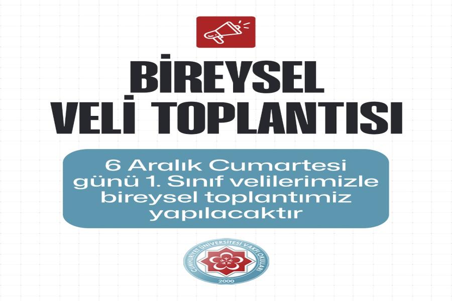 BİREYSEL VELİ TOPLANTISI