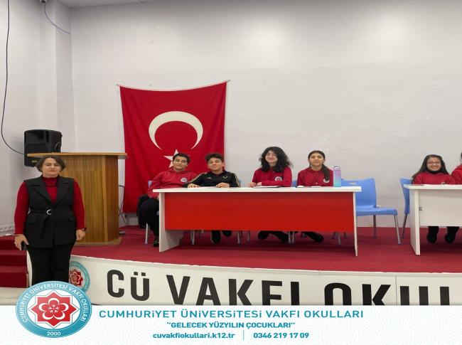 7.SINIFLAR MÜNAZARA ETKİNLİĞİ görseli