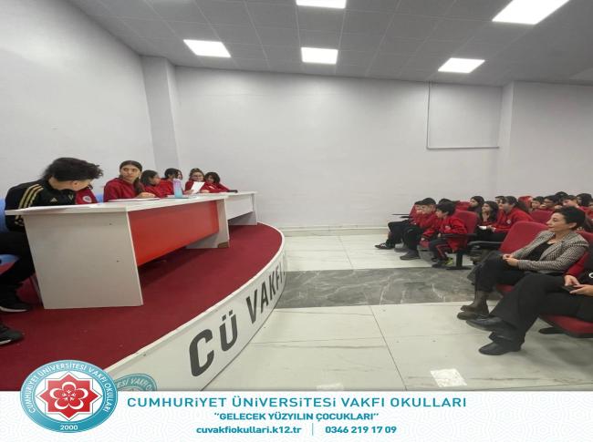 7.SINIFLAR MÜNAZARA ETKİNLİĞİ görseli