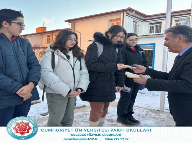 DENEME DERECE ÖĞRENCİLERİMİZE ÖDÜLLERİ TAKDİM EDİLDİ görseli