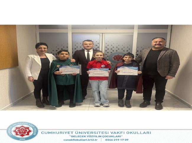 Deneme Sınavlarında Başarı Sergileyen Öğrencilerimize Sertifikaları Verildi. görseli