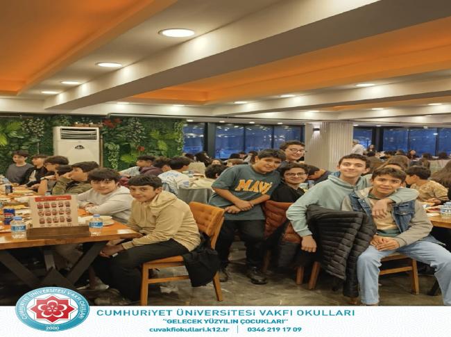 8.Sınıf öğrencilerimiz ile iftar programımızdan kareler. görseli