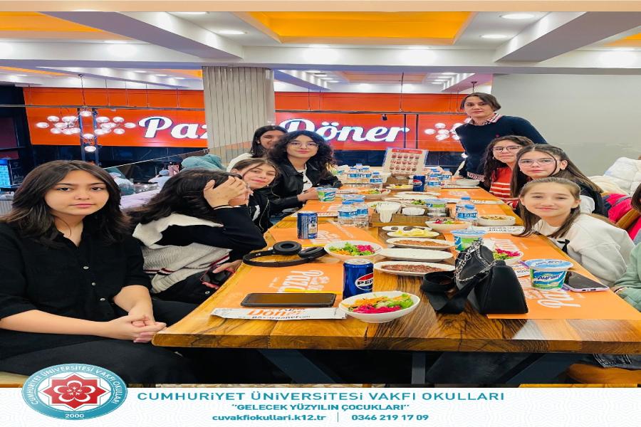 7.Sınıf öğrencilerimizle iftar programımız.