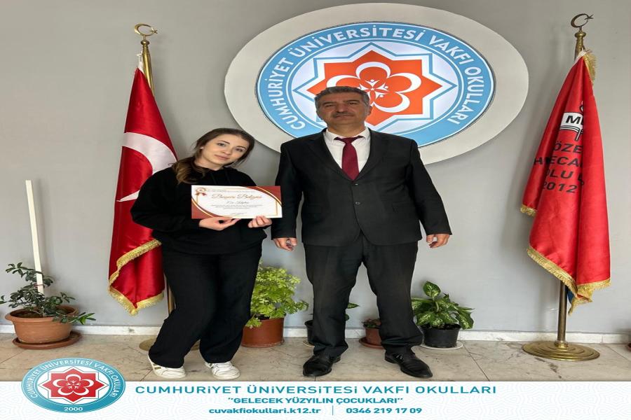 YKS deneme sonuçlarına göre derece yapan öğrencilerimize başarı belgelerini verdik. 