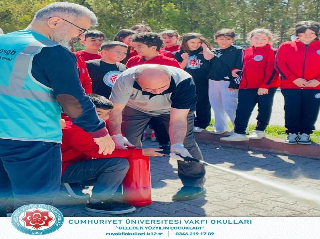 İş Sağlığı ve Güvenliği kapsamında yangın tatbikatı  başarı ile tamamlanmıştır. görseli