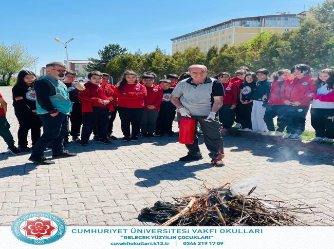 İş Sağlığı ve Güvenliği kapsamında yangın tatbikatı  başarı ile tamamlanmıştır. görseli