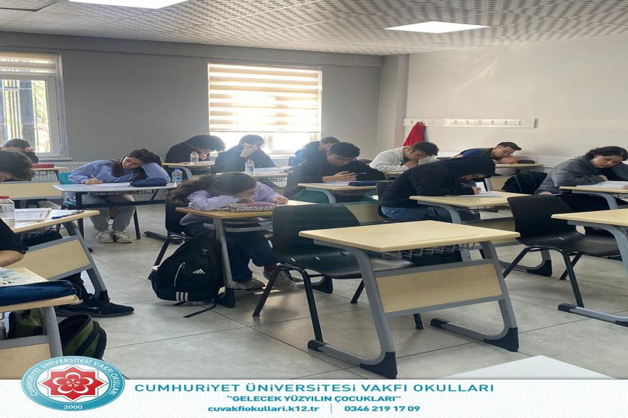 Tüm öğrencilerimize başarılar diliyoruz.