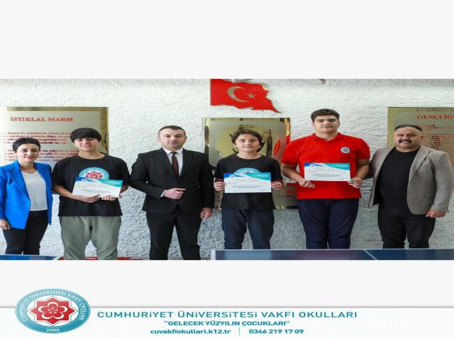 Deneme Sınavında,  Derece yapan öğrencilerimizi tebrik eder başarılarının devamını dileriz. görseli