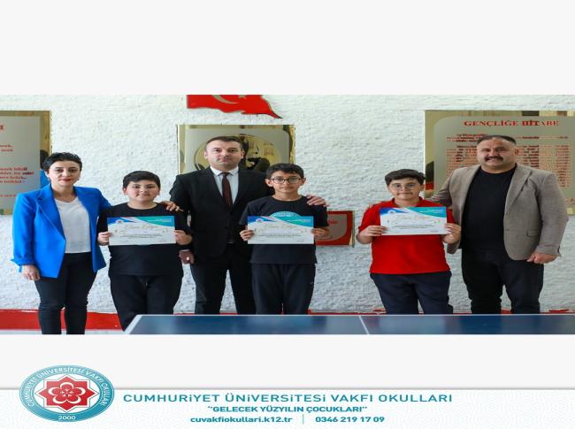 Deneme Sınavında,  Derece yapan öğrencilerimizi tebrik eder başarılarının devamını dileriz. görseli