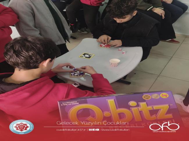 Öğrencilerimizin akademik gelişimlerini, zeka ve hafıza geliştirme teknikleriyle desteklemeyi amaçladığımız Qbitz yarışmamız, kıyasıya bir rekabet ve eğlenceli anlarla sona erdi. görseli