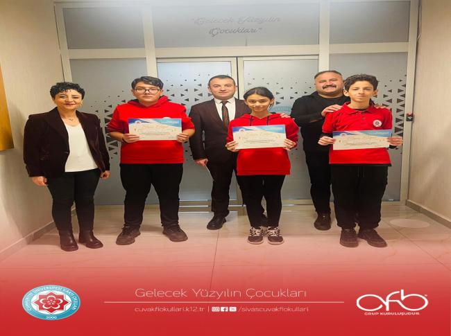 Deneme Sınavında derece yapan öğrencilerimizi tebrik eder başarılarının devamını dileriz. görseli