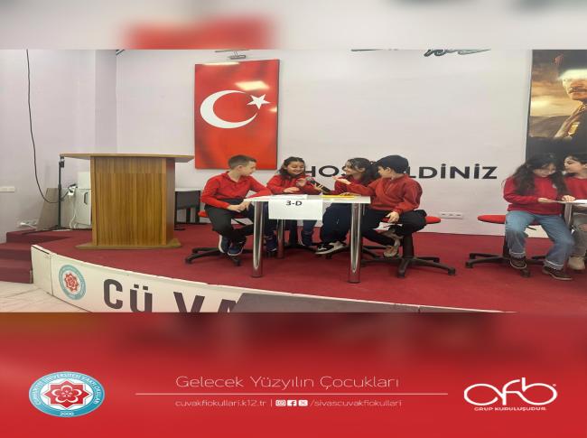 Sivas Cumhuriyet Üniversitesi Vakfı Okulları Özel Mahir Sevim Özduman İlkokulunda bugün heyecan dolu bir münazara etkinliği gerçekleşti! görseli