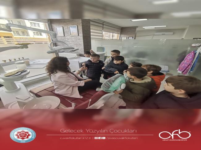 Ağız ve Diş Sağlığı Haftası’nda bizi kliniğinde ağırlayan değerli velimize teşekkür ederiz.Hem öğretici Hemde çok keyifli bir geziydi. görseli