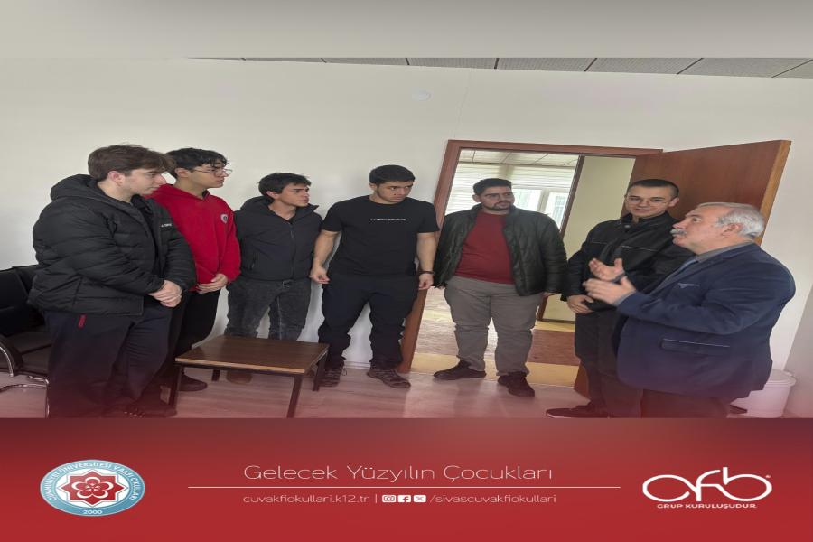 12. Fen sınıfı öğrencilerimizle Cumhuriyet Üniversitesi Tıp Fakültesi’ni ziyaret ettik.
