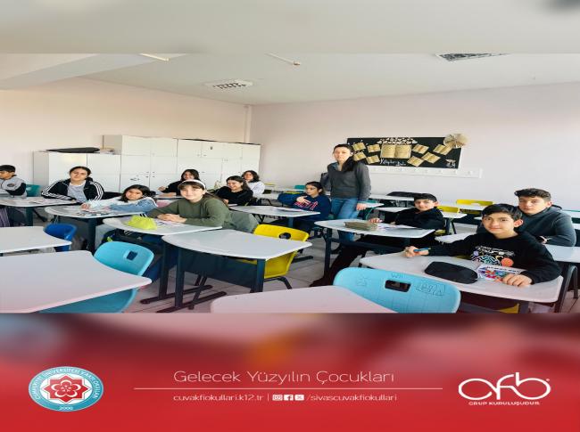 7.Sınıf haftasonu kurslarımızda Kur Sistemine göre oluşturulan sınıflarda çalışmalarımız devam ediyor... görseli