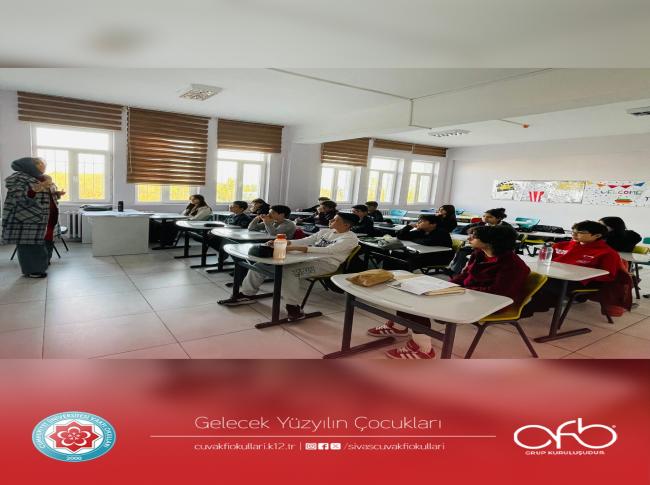 7.Sınıf haftasonu kurslarımızda Kur Sistemine göre oluşturulan sınıflarda çalışmalarımız devam ediyor... görseli