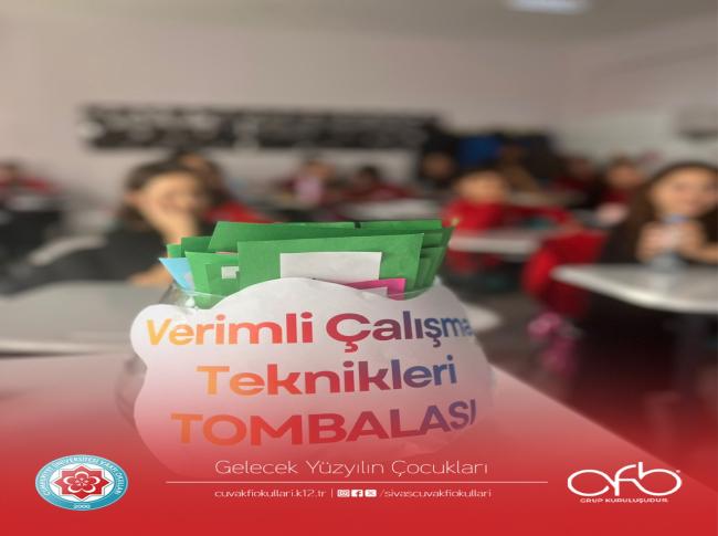 “Verimli Ders Çalışma Teknikleri” etkinliği gerçekleştirdik. görseli