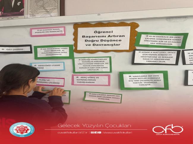 “Verimli Ders Çalışma Teknikleri” etkinliği gerçekleştirdik. görseli