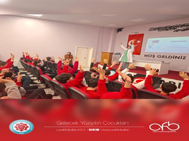 7.Sınıflarımızla Deneme Sınavı Çözme Stratejileri ve Motivasyon semineri gerçekleştirdik. görseli