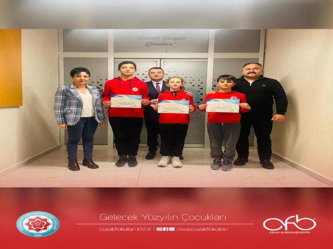 12 Aralık'ta uyguladığımız deneme sınavında kademelerinde dereceye giren öğrencilerimizi tebrik eder başarılarının devamını dileriz. görseli