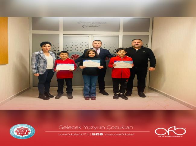 12 Aralık'ta uyguladığımız deneme sınavında kademelerinde dereceye giren öğrencilerimizi tebrik eder başarılarının devamını dileriz. görseli