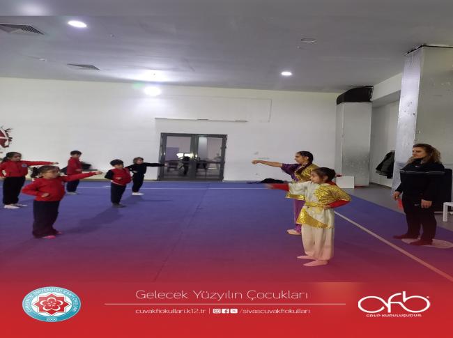 Minik Ögrencilerimiz Wushu ile Tanışıyor görseli