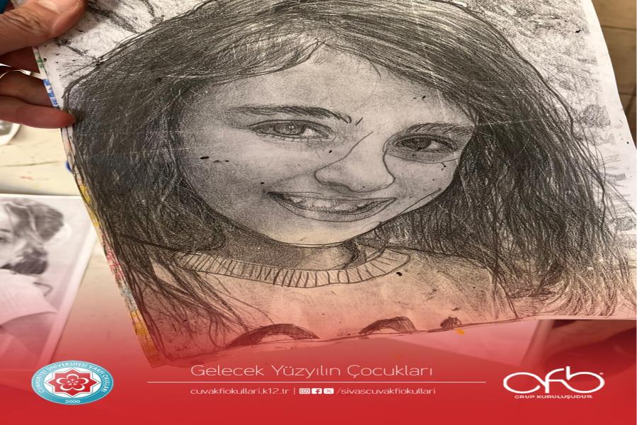 Portrelerde Çizgi Aktarımı Çalışması