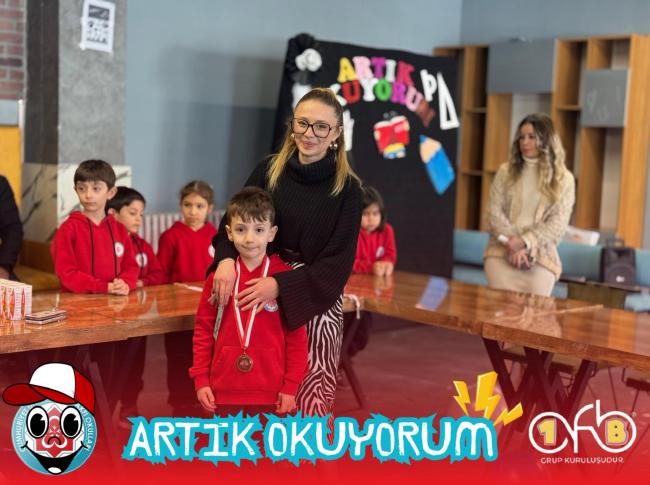 1/B Sınıfı Okumaya Geçiş Kutlaması görseli