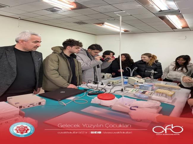 Cumhuriyet Üniversitesi Vakfı Özel Fen Lisesi 11. sınıf öğrencilerimizle görseli