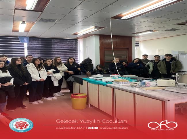 Cumhuriyet Üniversitesi Vakfı Özel Fen Lisesi 11. sınıf öğrencilerimizle görseli